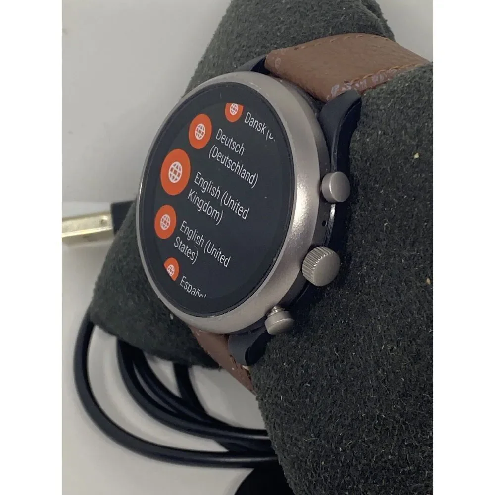 Fossil Gen 4 Authentic Digital Dial Smart Watch Custom Band FTW6024 AB552